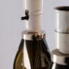 Pair of Orrefors Olive Green Lamps - Image 7