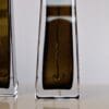 Pair of Orrefors Olive Green Lamps - Image 4