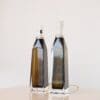 Pair of Orrefors Olive Green Lamps - Image 3