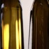 Pair of Orrefors Olive Green Lamps - Image 9