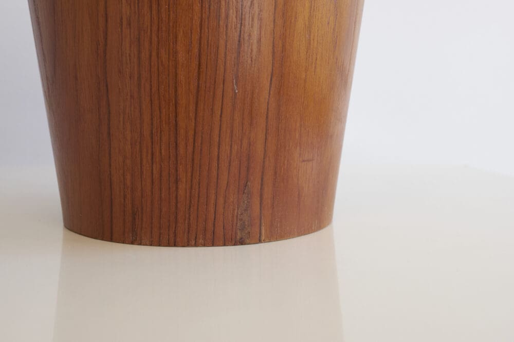 Swedish teak wastepaper basket - Image 9