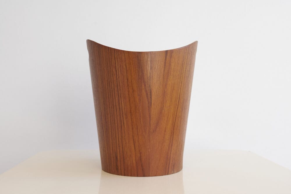 Swedish teak wastepaper basket - Image 10