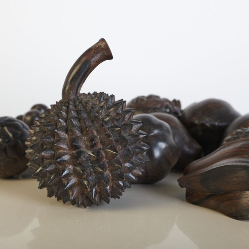 Carved Rosewood fruits - Image 2