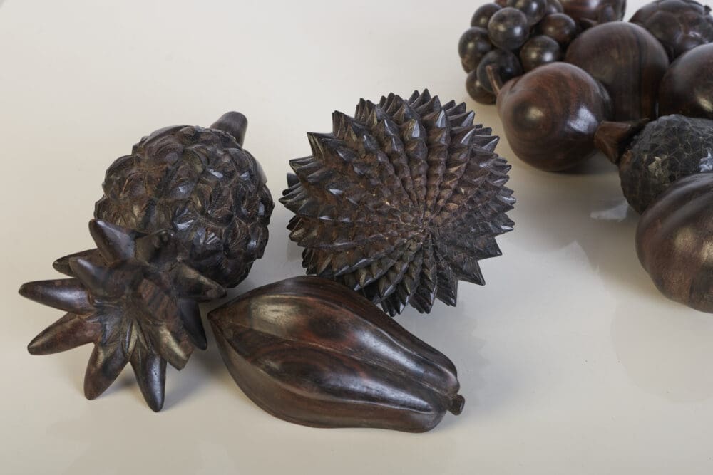 Carved Rosewood fruits - Image 5