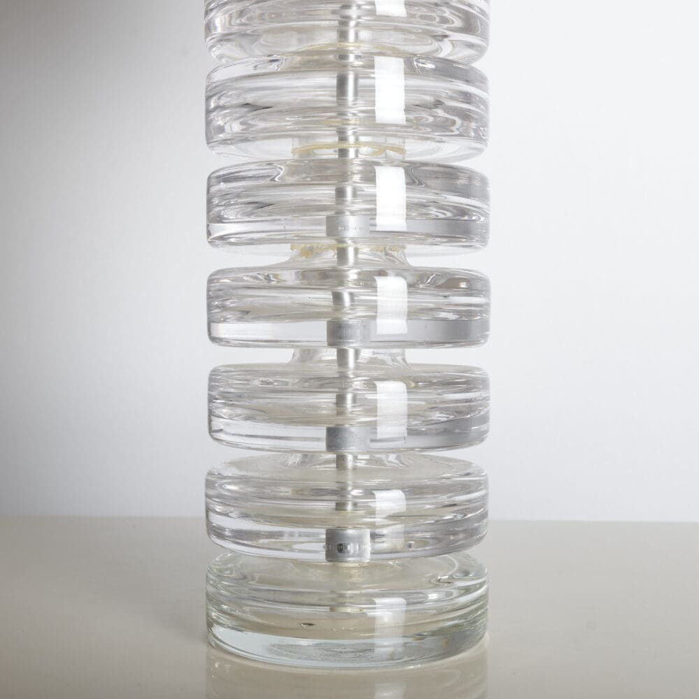 Glass table lamp from Kosta Boda, Sweden - Image 3