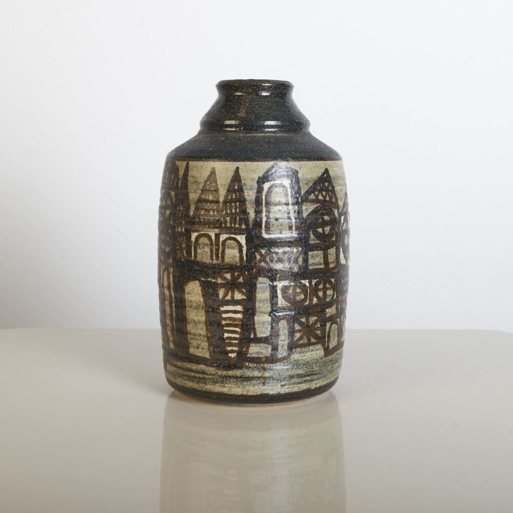 Large Finn Hald ceramic vase