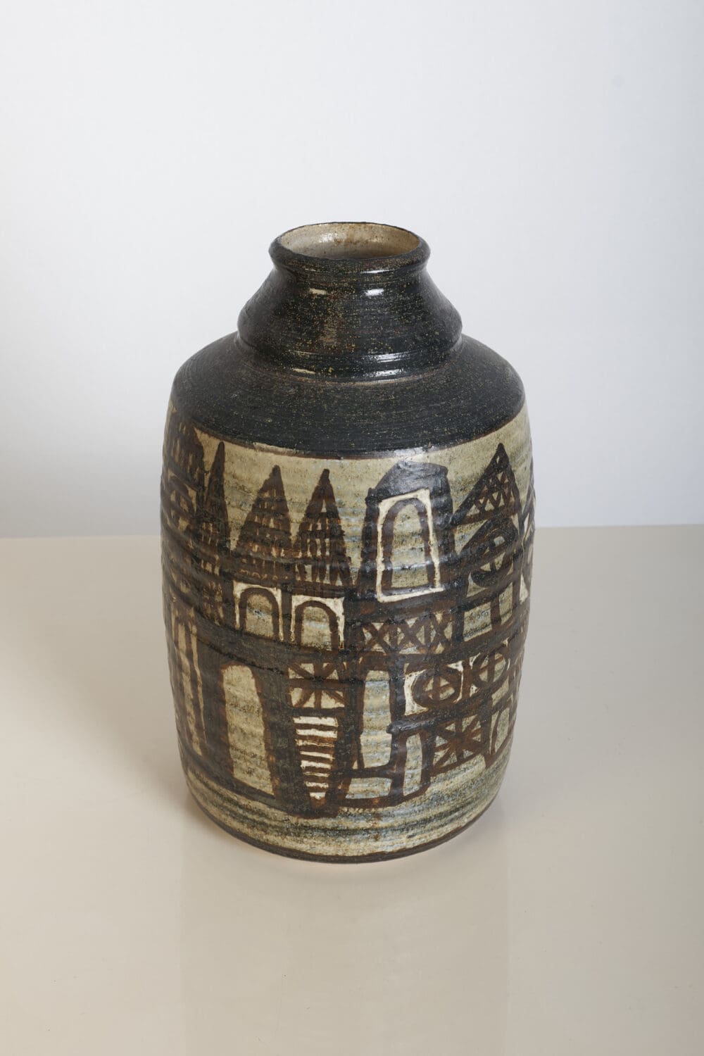 Large Finn Hald ceramic vase - Image 9