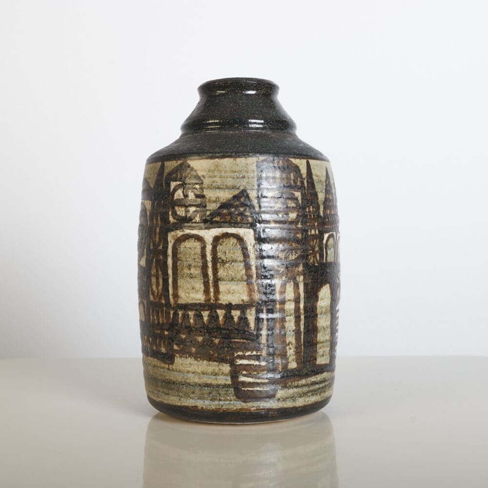 Large Finn Hald ceramic vase - Image 8