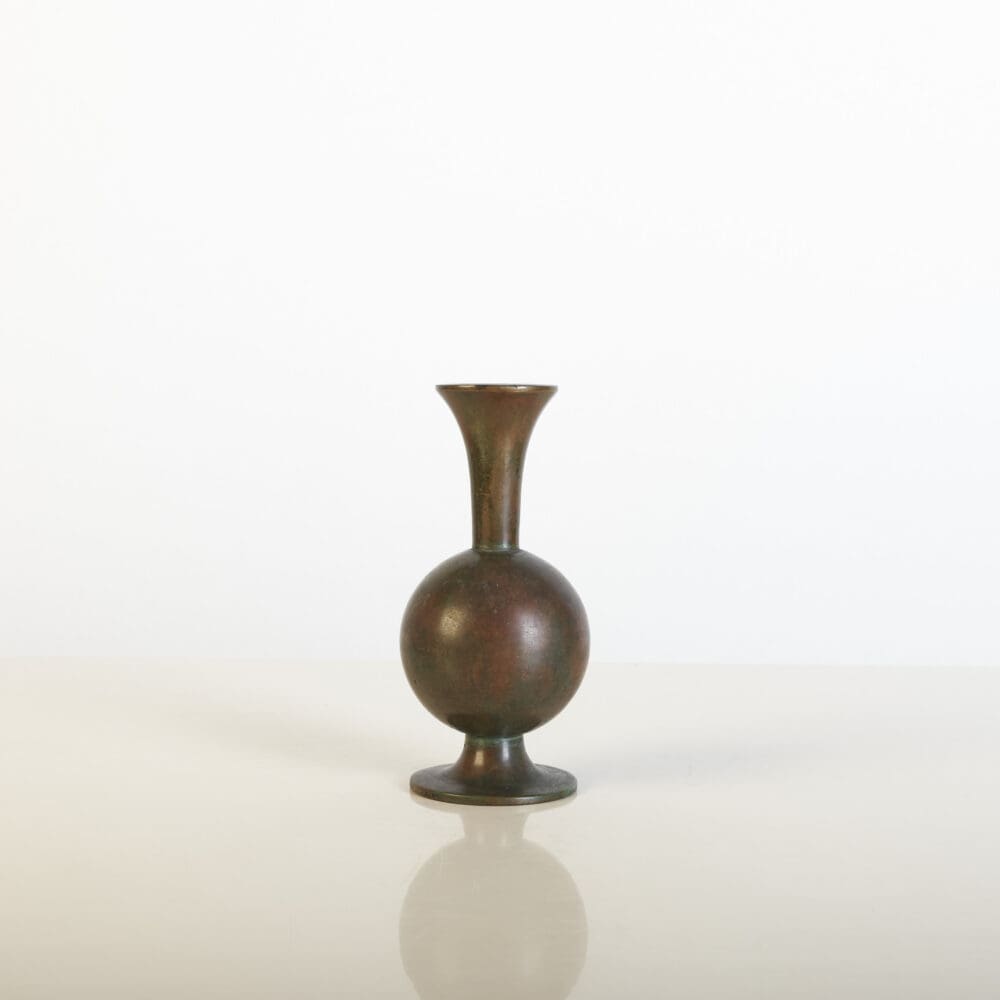 Art Deco Bronze Vase by Sune Backstrom - Image 2