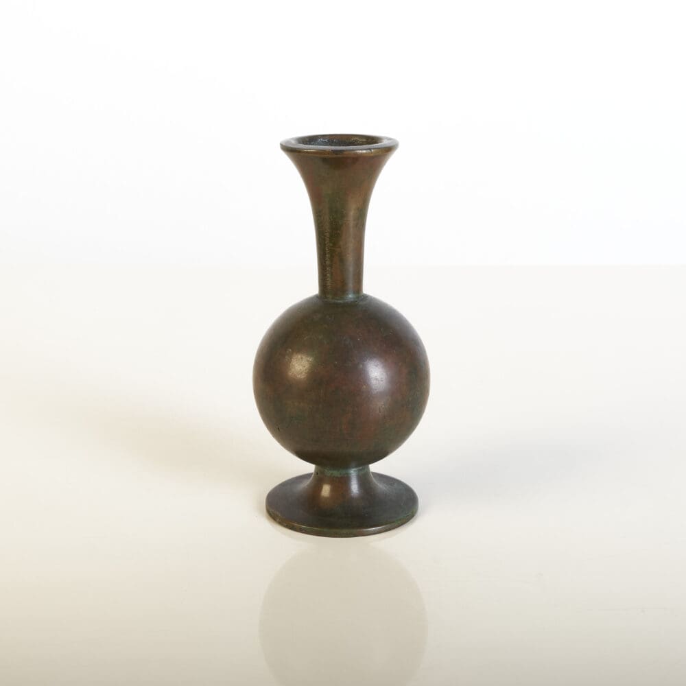 Art Deco Bronze Vase by Sune Backstrom - Image 4