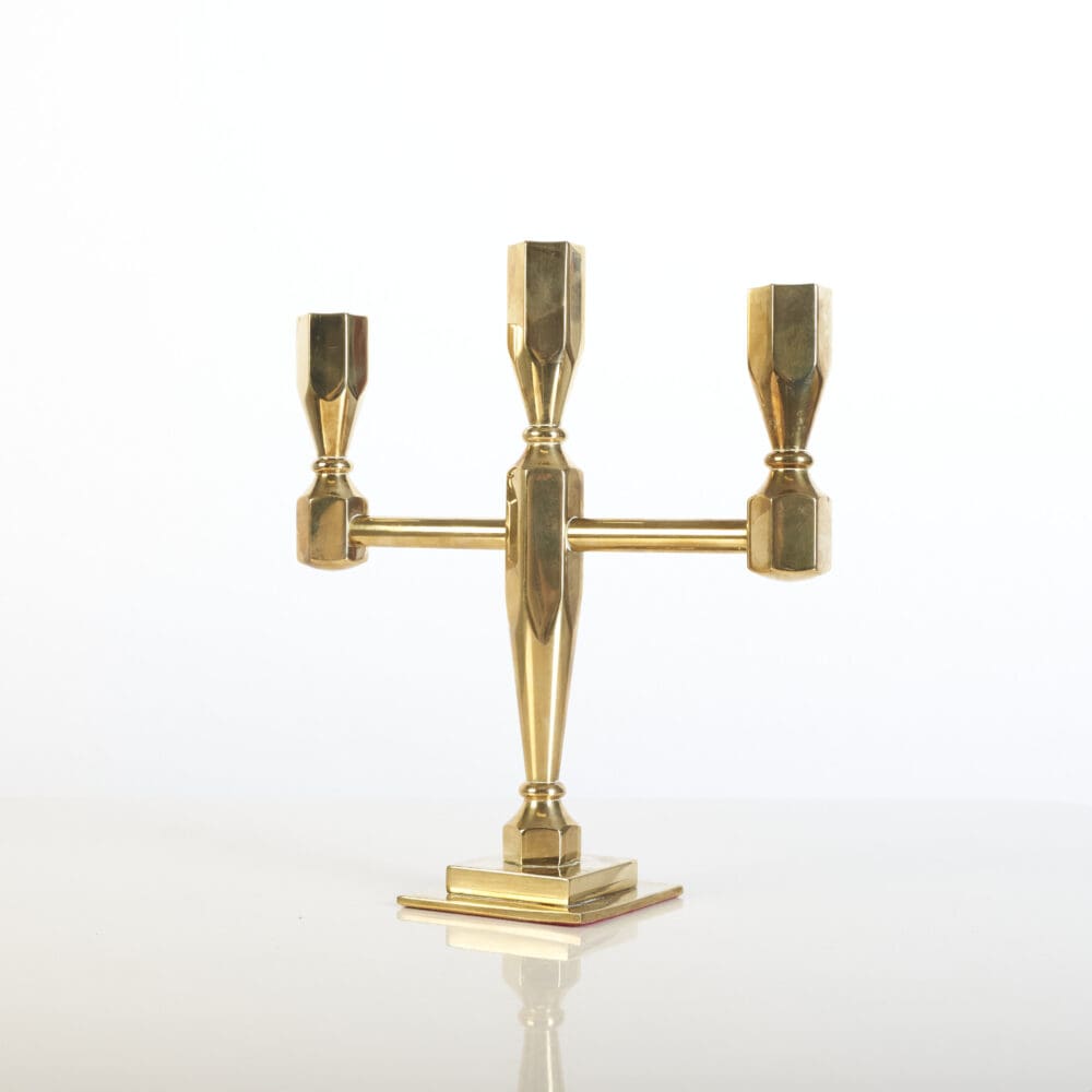 Lars Bergsten brass Candelabra, Gusum - Image 7