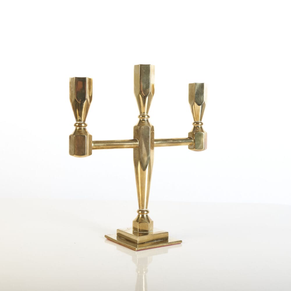 Lars Bergsten brass Candelabra, Gusum - Image 5