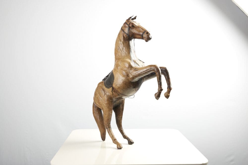 Victorian Leather Horses, Late 19th Century - Image 25