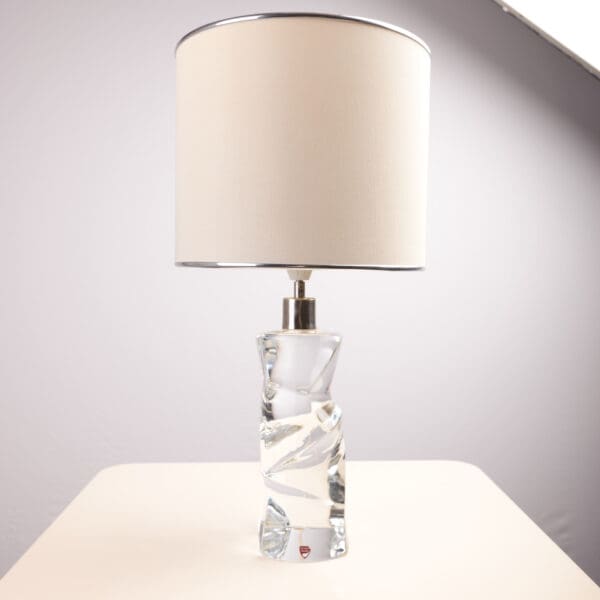 Olle Alberius for Orrefors glass lamp