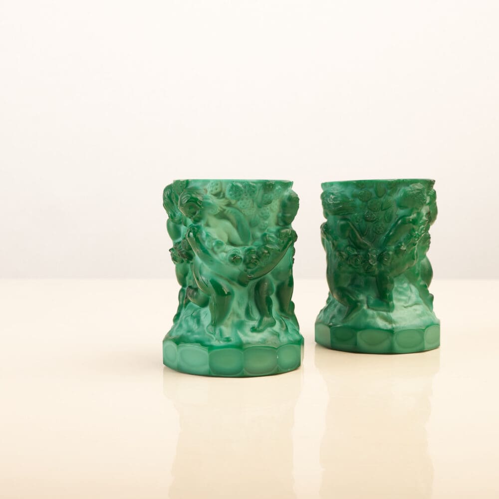 Small Art Deco Czech vases - Image 2