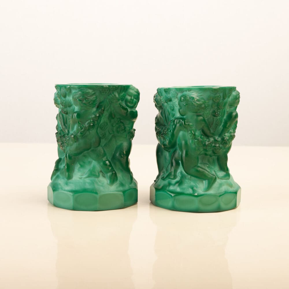Small Art Deco Czech vases - Image 3