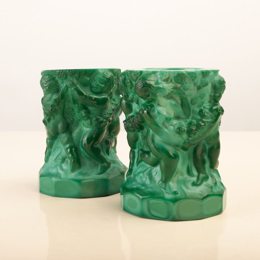 Small Art Deco Czech vases