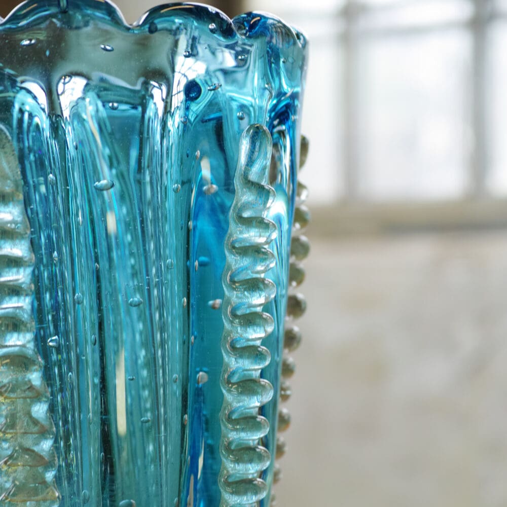 Large Italian blue vases - Image 8