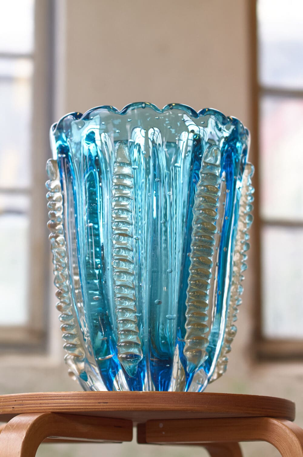 Large Italian blue vases - Image 7
