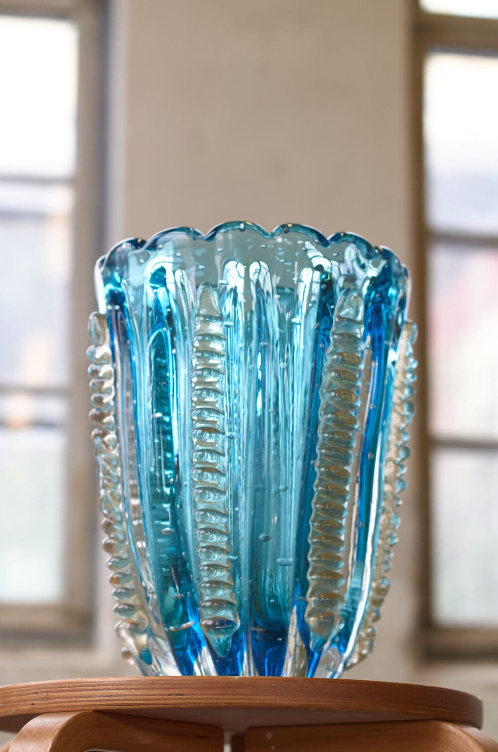 Large Italian blue vases - Image 6