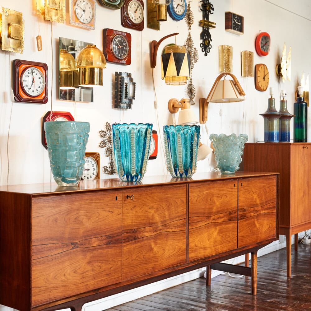 Large Italian blue vases - Image 15