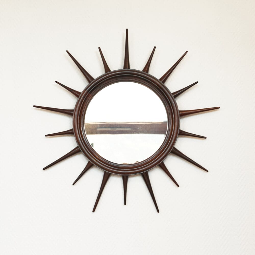 Vintage Brazilian rosewood mirrors - Image 3