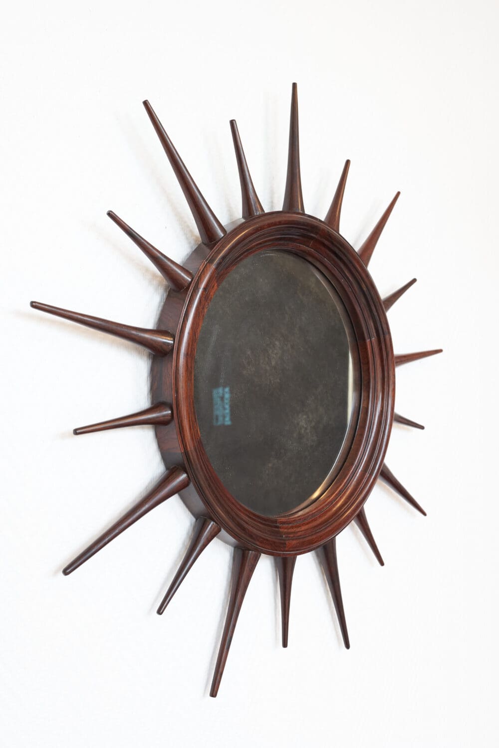 Vintage Brazilian rosewood mirrors - Image 4