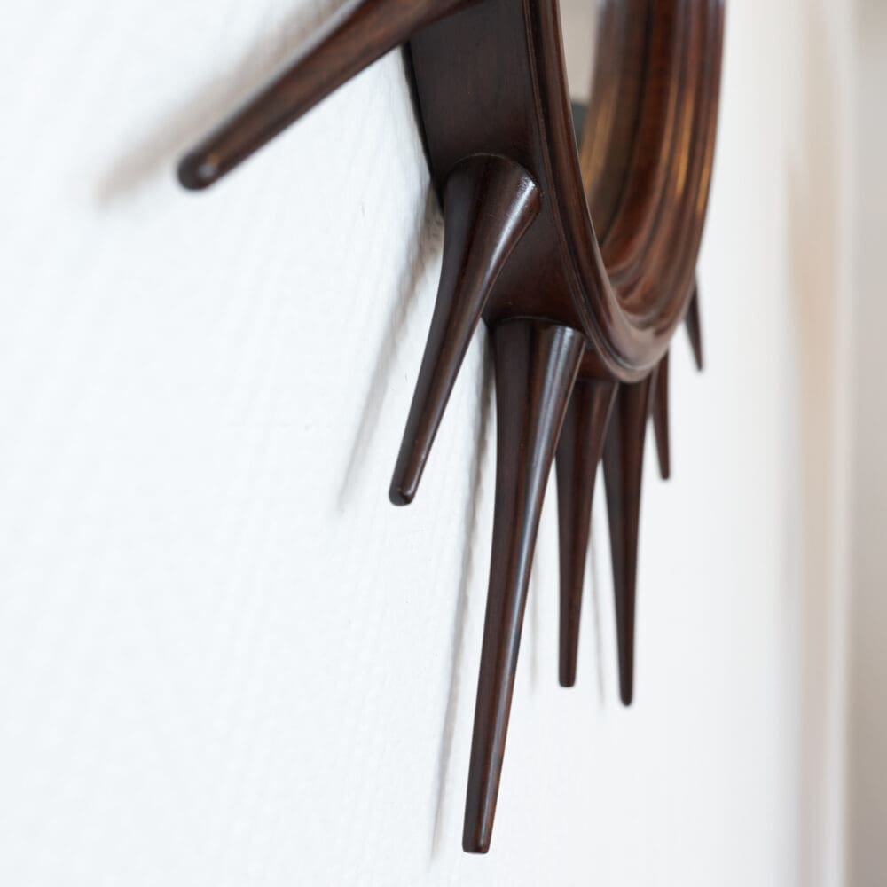 Vintage Brazilian rosewood mirrors - Image 7