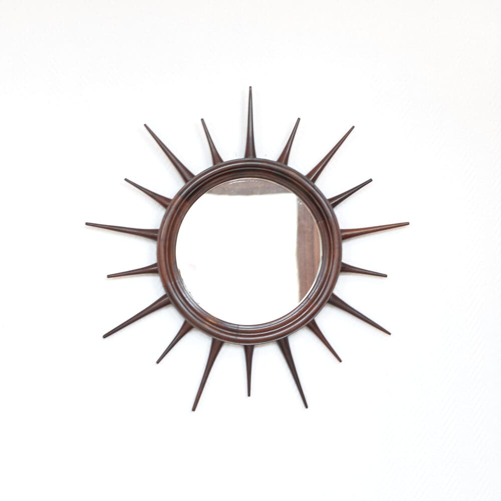 Vintage Brazilian rosewood mirrors - Image 8
