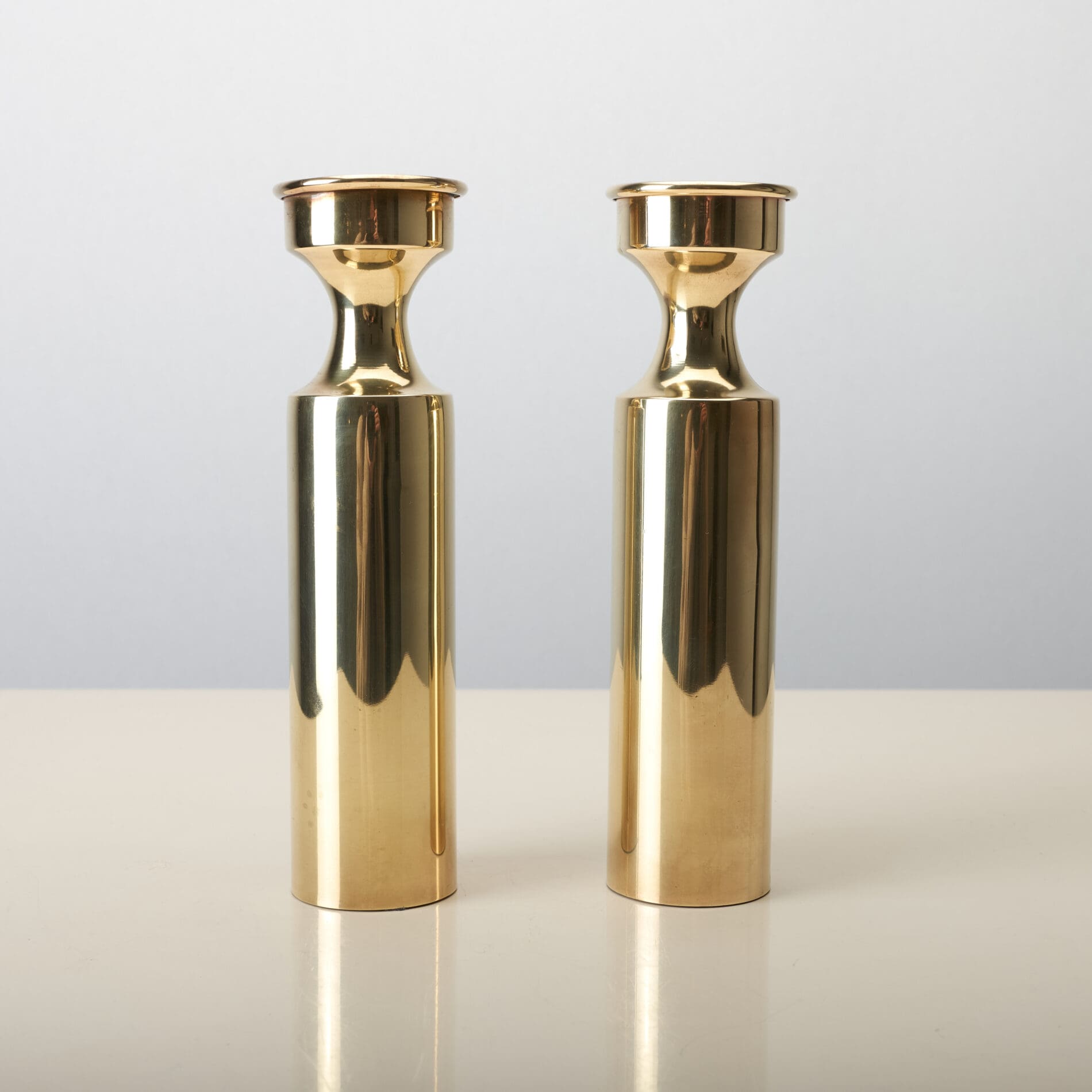 Danish candlesticks by Boyes Metalkunst