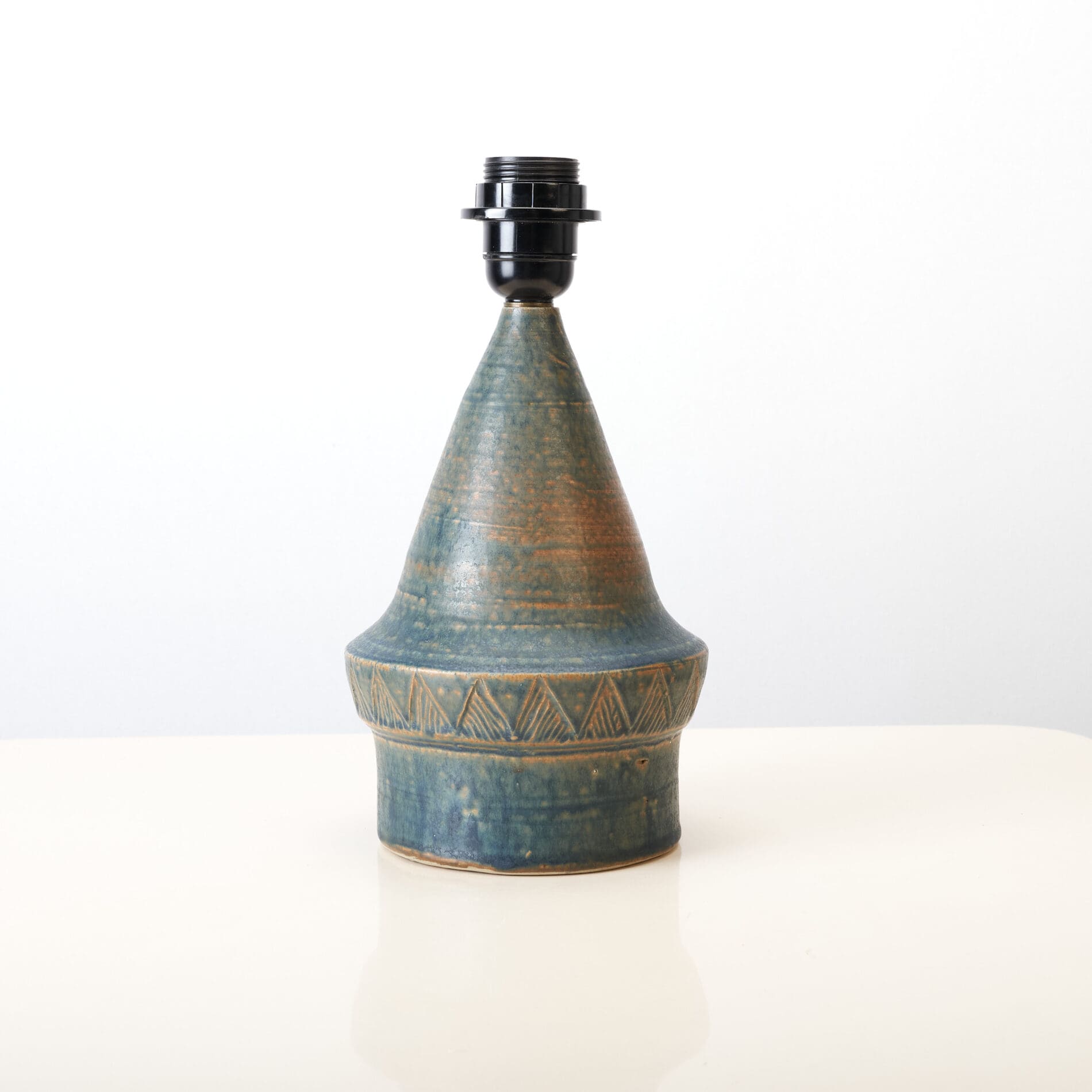 Turid Mjelve stoneware Lamp - dusty blue - Image 2