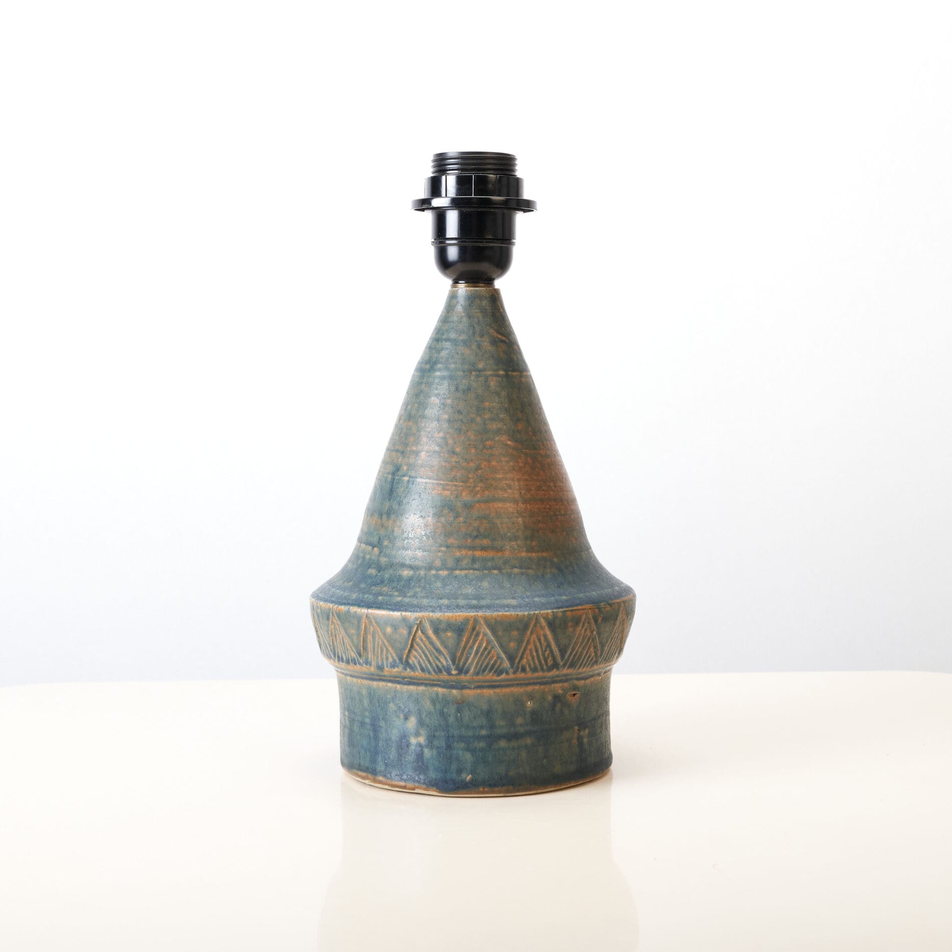 Turid Mjelve stoneware Lamp - dusty blue - Image 3