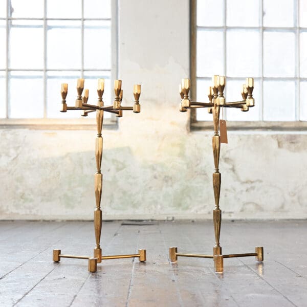 A pair of Swedish floor candelabra´s