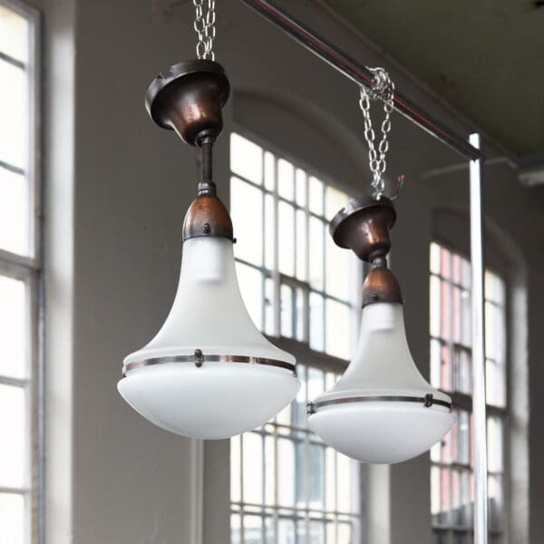 Luzette pendant lights designed by Peter Behrens