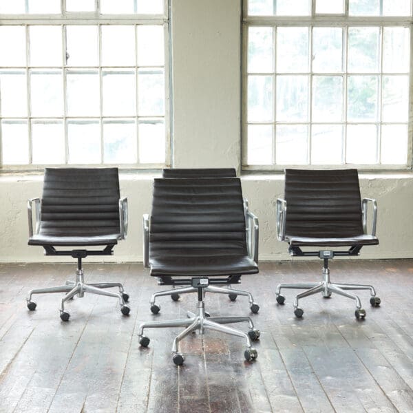 Eames Aluminum Group EA335 dark brown